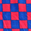 Double Sided Blue & Red Check Honcho